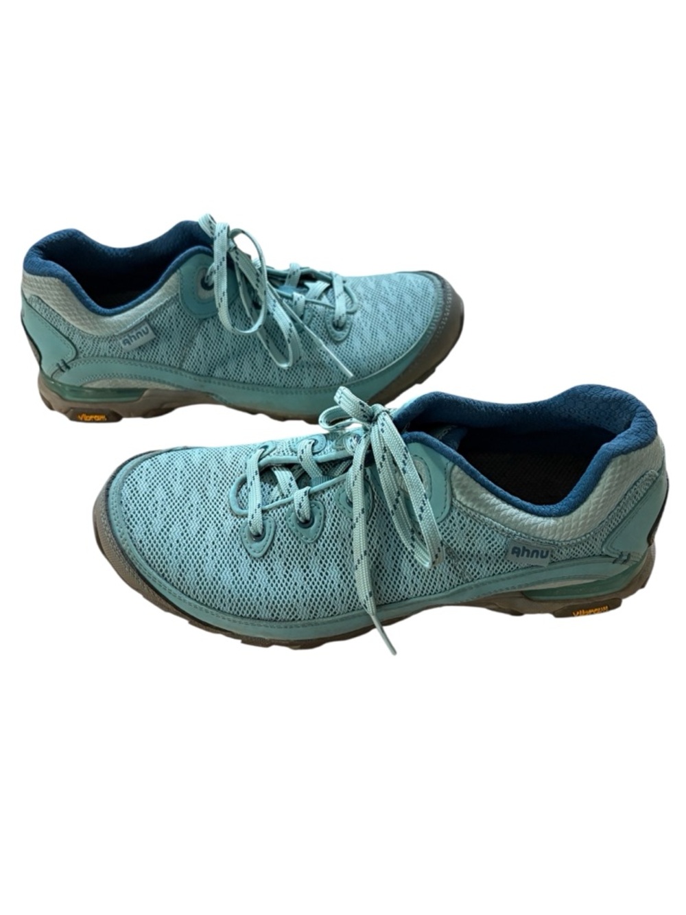 Ahnu Sugarpine II Air Mesh Lagoon Women's Hiking Teal Lace-Up Trail Shoe - Picture 2 of 6